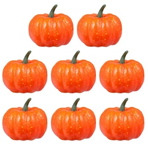 Decorative Pumpkins Scary Halloween Decoration Fake Simulation Mini - Picture 1 of 10