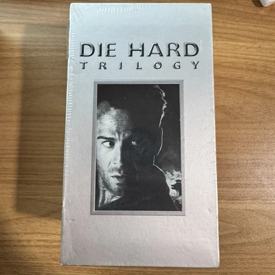 Factory Sealed 1996 Die Hard Trilogy THX VHS 3 Tape Box - Bruce Willis NEW - Image 1 of 3