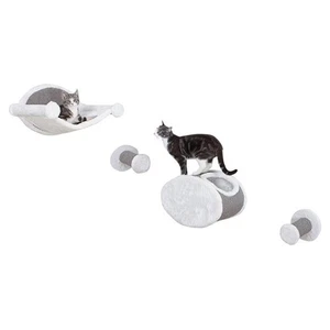 Trixie Pet Products 49923 Wall-Mounted Cat Lounging Set  Cream & Gray - Picture 1 of 1