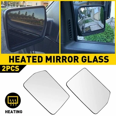 Heated 2X Mirror Glass Backing with Plate For 2007 2006 Lincoln 2008 Mark LT New - Image 1 of 4