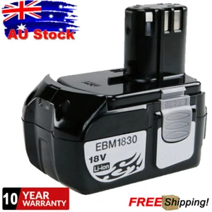 18V for Hitachi EBM1830 LI-ION 18v 5.0Ah Post Style Battery BCL1815 BCL1840 - Picture 1 of 11