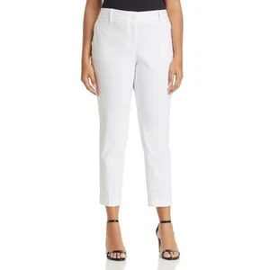 Michael Kors Womens Plus 24W White Miranda Pocket Stretch Straight Leg Pants NWT - Picture 1 of 3
