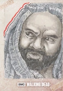 The Walking Dead Evolution, Caleb King Sketch Card 1/1 - Picture 1 of 2