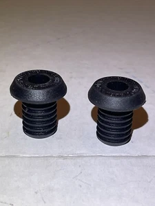 NOS Black Eastern Bikes Bar Ends - Black Eastern BMX Plastic Nylon Bar Ends - Picture 1 of 11