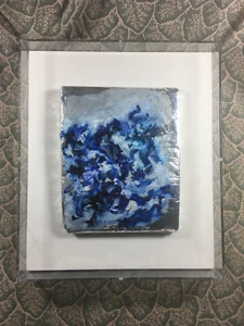 Kim Dingle "Manta espacial" pintura al óleo sobre manta espacial medios mixtos 1998 - Imagen 1 de 4