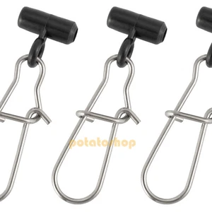 50/100pcs Fishing Sinker Slide Duo Lock Snap Weight Connectors Surf Fishing Rigs - Imagen 1 de 11