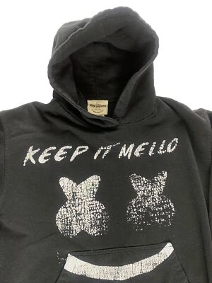 Sudadera con Capucha DJ Marshmello Para Mujer L Negra Pullover Sudadera Keep It Mello Grande Foto 1 de 4