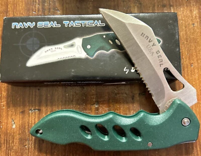 Frost Cutlery Navy Seal Tactical Pocket Knife - New In Box - Ships Free - Image 1 of 4