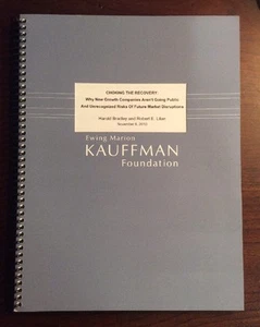Ersticking The Recovery Kauffman Foundation 2010 Softcover Bradley & Litan - Bild 1 von 12