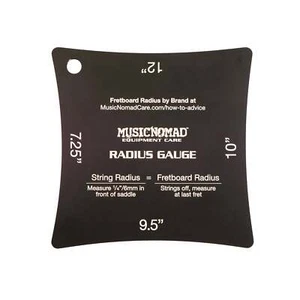 MusicNomad Präzisions Griffbrett und Saitenradius Messgerät Werkzeug - 2 Stck. Set (MN603) - Bild 1 von 7