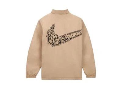 Nike Dia De Muertos Coach Jacket Beige - Image 1 of 2