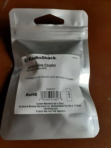 Radio Shack Cat5 In-Line Coupler RJ-45-8 Pin 2782037 - Picture 1 of 3