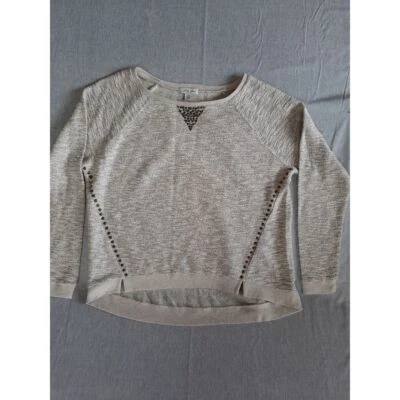 Lucky Lotus California Women XL Knit Relaxed Fit Beaded Stretch Pullover Sweater - Image 1 of 4