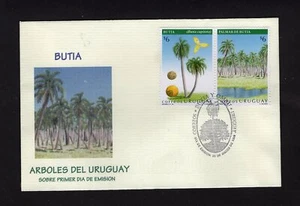 URUGUAY, 1999, TREES, FDC - Picture 1 of 2