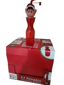 Elf Reusable Drinking Bottle Christmas - Picture 1 of 5