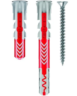 Fischer Duopower S Tassello + Vite Nylon Tasselli Klappdübel 5/6/8 / 10/12/14 - Immagine 1 di 4