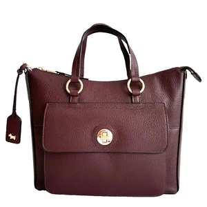 RADLEY Colebrook Zip Top Brown Leather Medium Grab Crossbody Bag - New RRP £229 - Picture 1 of 8