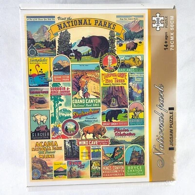 Wildlife Animals Outdoors 1000 Piece Puzzle Colorful New Sealed 14+ Unbranded - Image 1 of 4