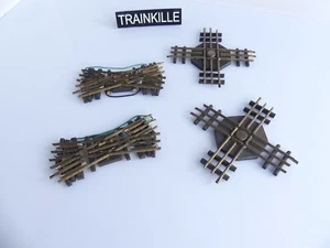 TOURELLE / GASTOU HO TRAVERSES BOIS 4 AIGUILLAGES TYPE CROISEMENTS DIVERS - Foto 1 di 2