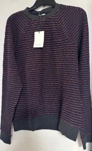 WOW! New Tags Paul Smith wavy stripe sweater large - Picture 1 of 1