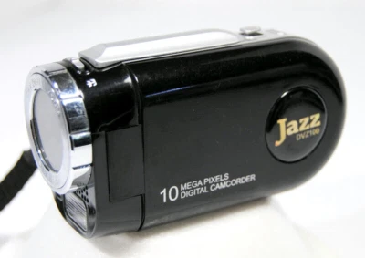 JAZZ DVZ100 Video Camcorder Black 1.44" LCD 4X Digital Zoom SD/SDHC Not Tested - Image 1 of 4