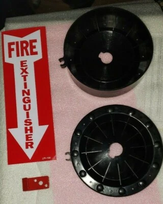 🤡🔥🧯AMEREX WATER  FIRE EXTINGUISHER  foot stand  w/ HOSE CLIP & f/e sign NEW  - Image 1 of 4