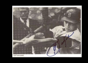 Carl Yastrzemski JSA Coa Signed Original 5x7 Photo Autograph Red Sox - Picture 1 of 3