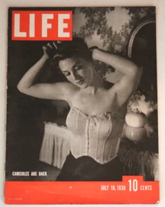 LIFE magazine July 18 1938 CAMISOLES ARE BACK - Picture 1 of 3