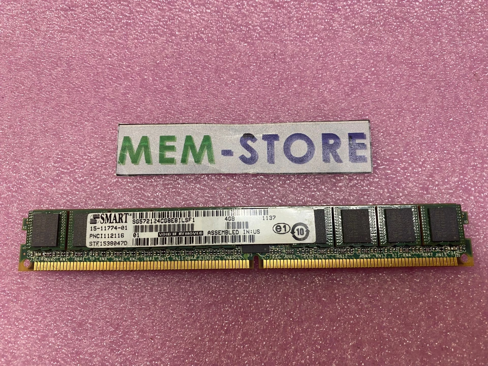 SMART 15-11774-01 Cisco 240P-DDR2-4GB-PC5300-ECC-REG Memoria RAM VLP Usado probado! Foto 1 de 1