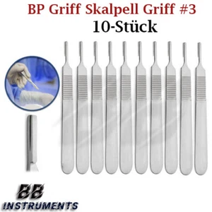 Skalpellhalter Skalpellgriff Skalpell-Griff Nr.3 Rostfreies Edelstahl BP Handel - Bild 1 von 7