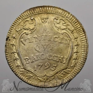 Stato Pontificio Pio VI 25 Baiocchi 1795 - Picture 1 of 2
