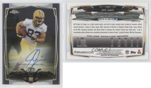 2014 Topps Chrome Rookie Auto Jeff Janis #192 Rookie Auto RC