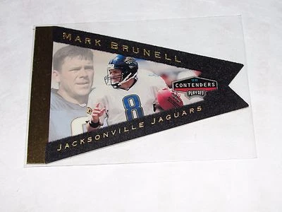 1998 Contenders MARK BRUNELL #44 Gold Foil Black Pennant/98 Jacksonville JAGUARS - Image 1 of 2