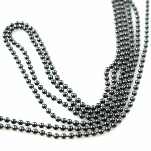 Oxidierte Sterling Silber Kugelkette - unvollendete Masse am Fuß Kugelkette - Bild 1 von 4