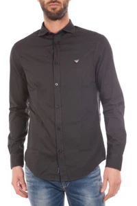 Armani Jeans AJ Shirt Cotton Man Grey 6X6C746N07Z 1990 Sz.S MAKE OFFER - Picture 1 of 8