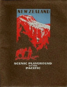 NEUSEELAND LANDSCHAFTLICHES SPIELPLATZ PAZIFIK 1936 REISE WERBUNG TOURISTENHEFT - Bild 1 von 4