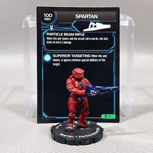 Halo ActionClix Miniatures Spartan Particle Beam Rifle with Matching Card #041 - Picture 1 of 8