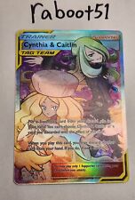 Pokémon TCG Cynthia & Caitlin Cosmic Eclipse 228/236 Holo Full Art Ultra Rare
