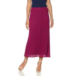 ANTTHONY Size M Burn Baby Burn A-Line Skirt MAGENTA - Bild 1 von 1