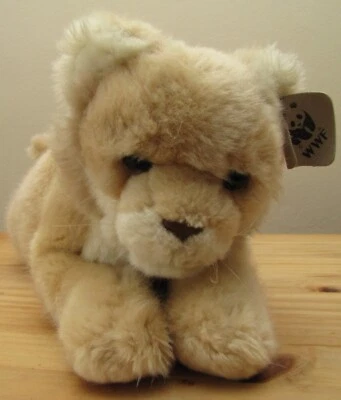 WWF World Wildlife Fund lion cub plush 35cm - in fantastic condition with tags - Image 1 of 4