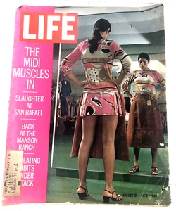 Life Magazine August 21, 1970 Midi Skirts, Charles Manson, Zen, Suez Ceasefire - Picture 1 of 21