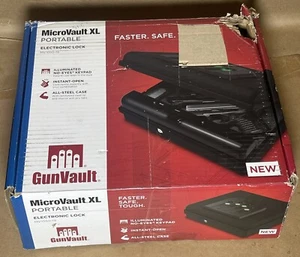 GunVault MicroVault XL MV1050-19 Extra Large Portable 2-Handgun Safe - Picture 1 of 4