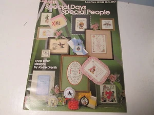 Leisure Arts Special Days Special People Leaflet 238 Joyce Drench Cross Stitch - Picture 1 of 1