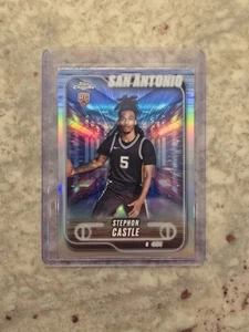 2024-2025 Topps Chrome Stephon Castle RC Refractor - Picture 1 of 2