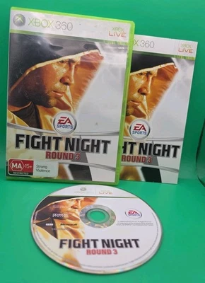 Fight Night Round 3 Microsoft Xbox 360 Complete W Manual - Very Good Condition - Image 1 of 3