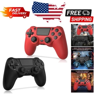 2 Pack Wireless Gaming Controllers for PS4/PC - Enhanced Vibration & Audio - Picture 1 of 8