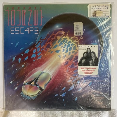 Journey Escape LP Vinyl Original 1981 Master disk missing, original inner sleeve - Image 1 of 3