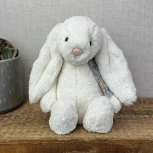 Jellycat The Little White Company White Bashful Bunny weißer Hase nicht mehr produziert 12 Zoll - Bild 1 von 11