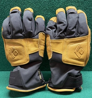 Black Diamond Equipment Leather Ski Gloves Men’s Size Medium. - Image 1 of 4