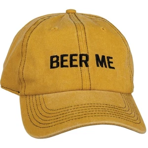 Beer Me Distressed Baseball Hat Unisex - Picture 1 of 3